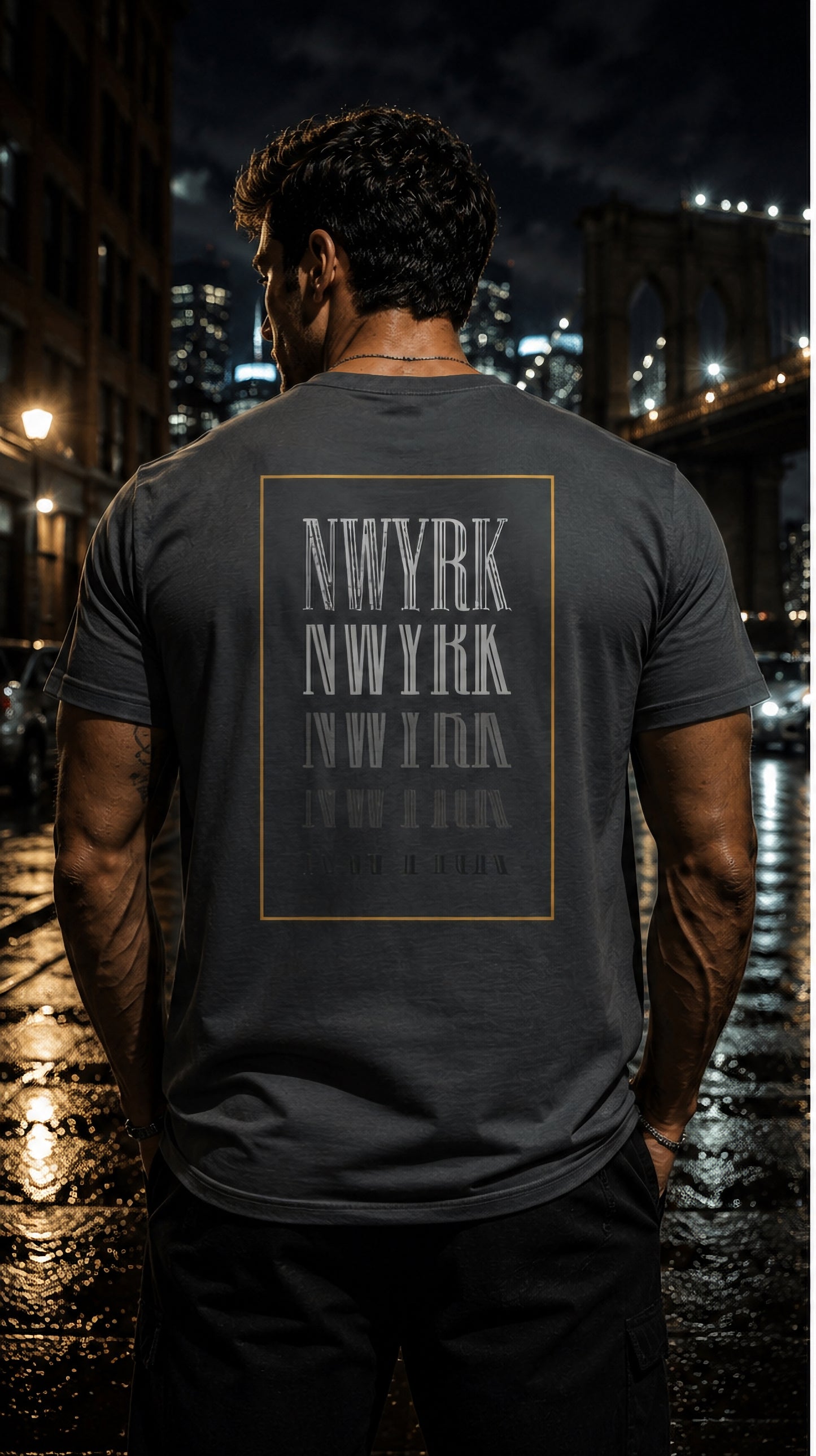 NYVRK Typography Moisture-Wicking Tee